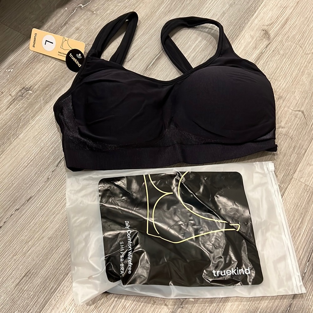 Truekind bra - black L new with tags true kind